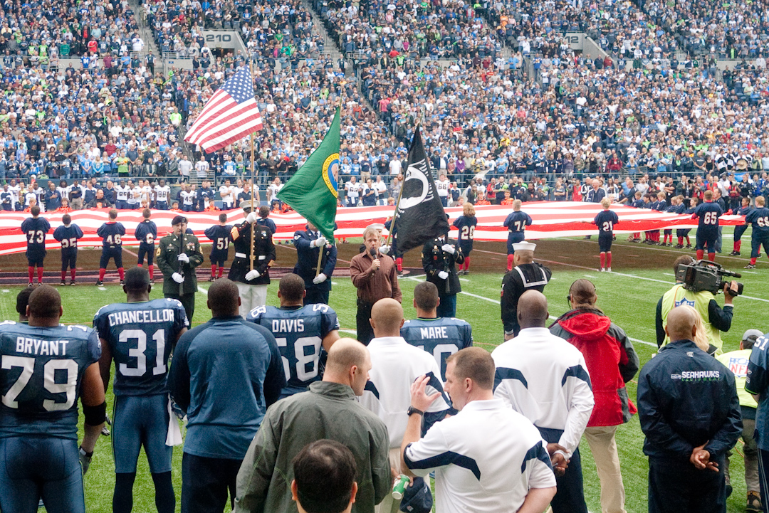Phil singing the National Anthem Phil singing the National Anthem